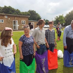 Adult Sack Race