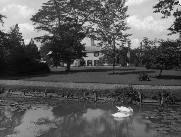 Plumpton House from lake